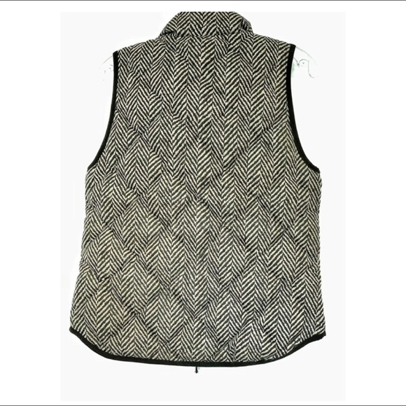 J. Crew Quilted Herringbone Excursion Vest Small - Picture 3 of 11